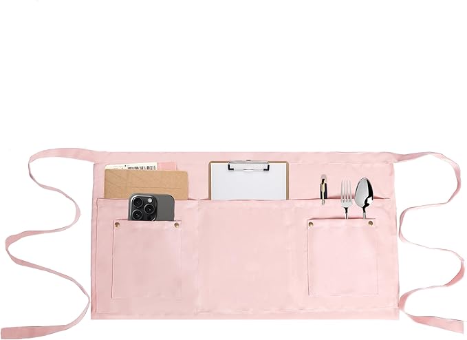Server Apron with 5 Pockets by MIKIWELL
