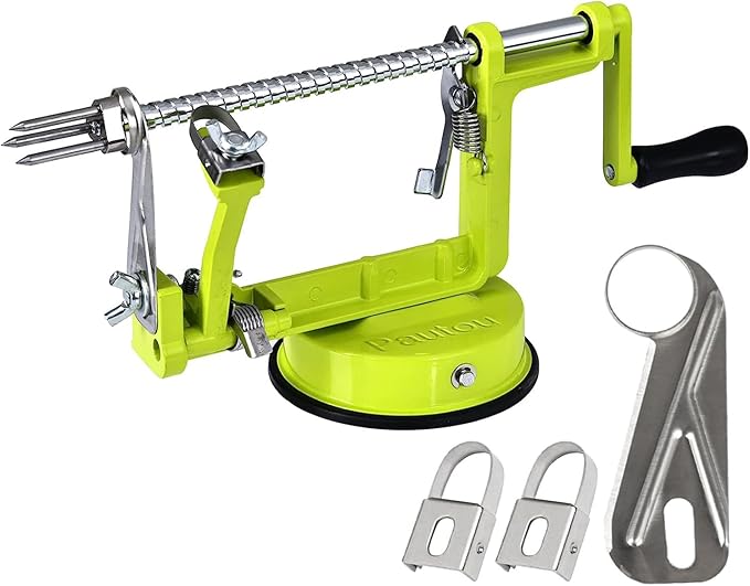 Apple Peeler, Slicer Corer Potato Peelers 3 In 1, Stainless Steel Heavy Duty by Pautou