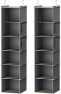 YOUDENOVA Hanging Closet Organizer, 6-Shelf Closet Hanging Storage Shelves by YOUDENOVA