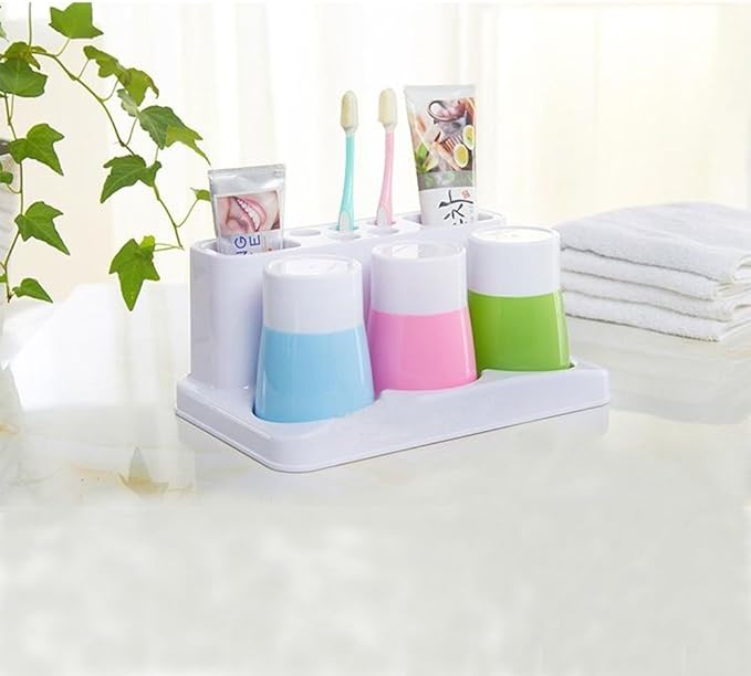 Eslite Toothbrush Toothpaste Holder Stand - Image 2
