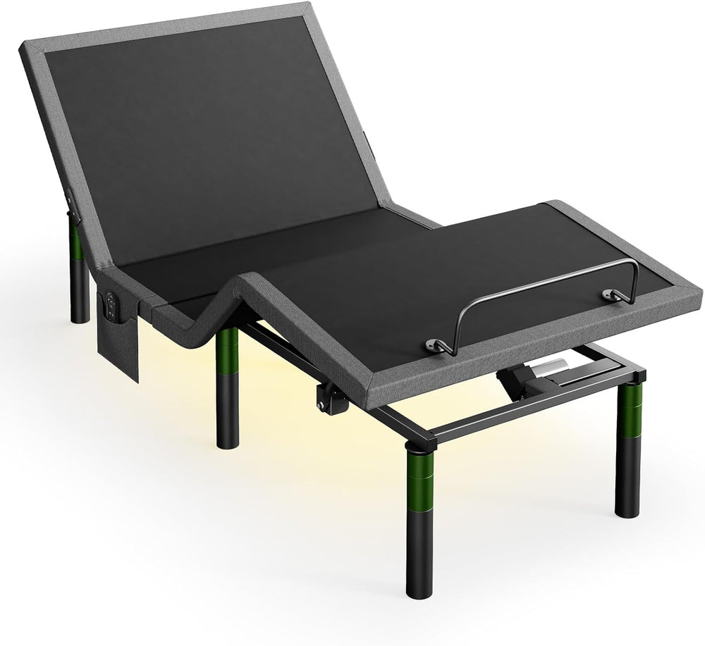 Marsail MS01 Twin XL Adjustable Bed Base Frame, 4 Ports USB A&C Adjustabl...
