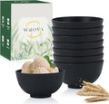 Wrova wheat straw snack bowls 10oz set of 8 by WROVA