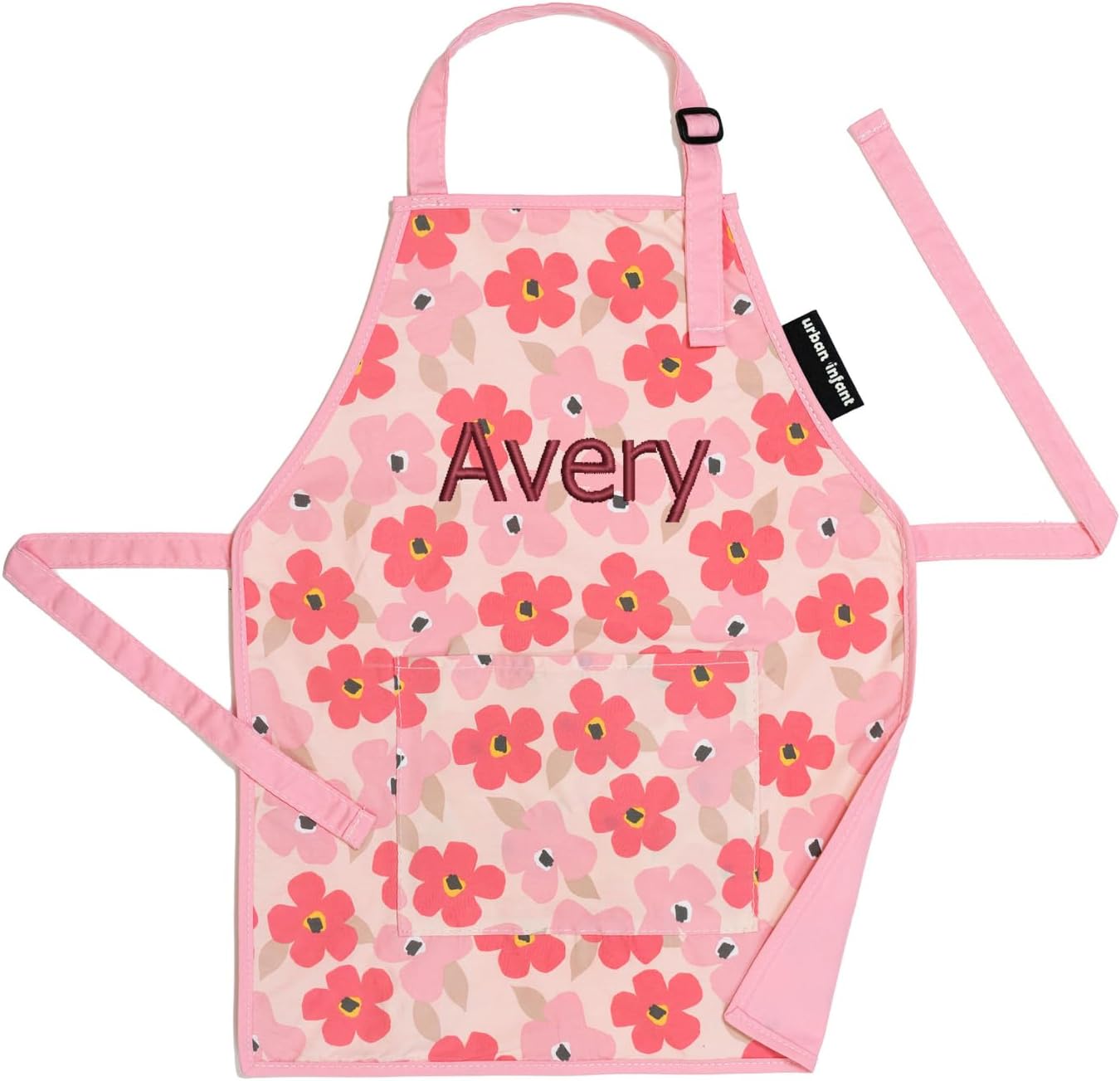 Urban Infant Little Helper Cooking Apron for Toddlers, Kids, Children | Adjustable Apron, Great Gift for Boys, Girls and Grandchildren for Cooking, Baking, Art, and Gardening, Personalized