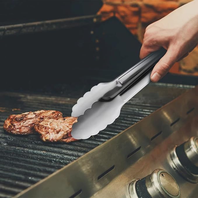 Stainless Steel Food Tongs - Image 8