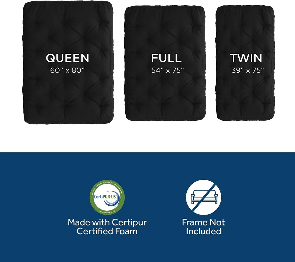 Royal Sleep Products by The Futon Factory | 10 inch Pocket Coil Futon Mattres...