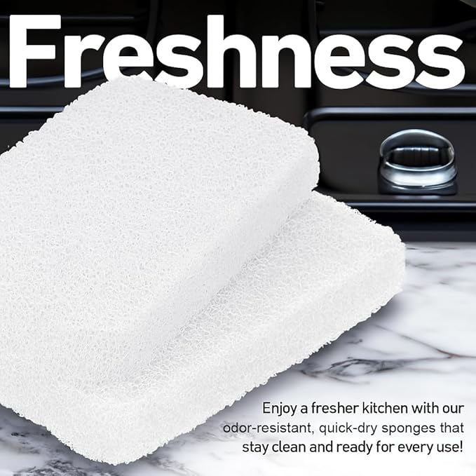 Casanero 6 Pack Silicone Dish Sponges, Heavy Duty Non Scratch Sponges - Image 4