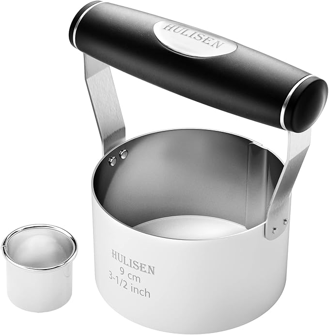 HULISEN 3.5 inch Biscuit Cutter, Stainless Steel Round Cookies Cutter by HULISEN