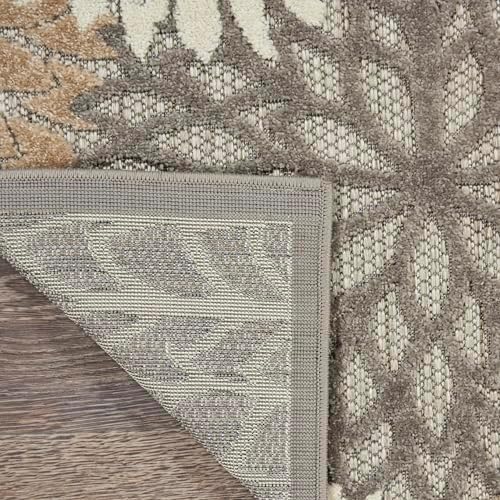 Nourison Home Aloha Natural 7' x 10' Area Rug - Easy Clean, Non Shedd...