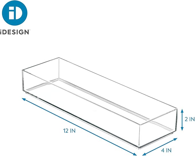 iDesign Clarity Drawer, Kitchen and Bathroom Organization Silverware, Large-Set - Image 8