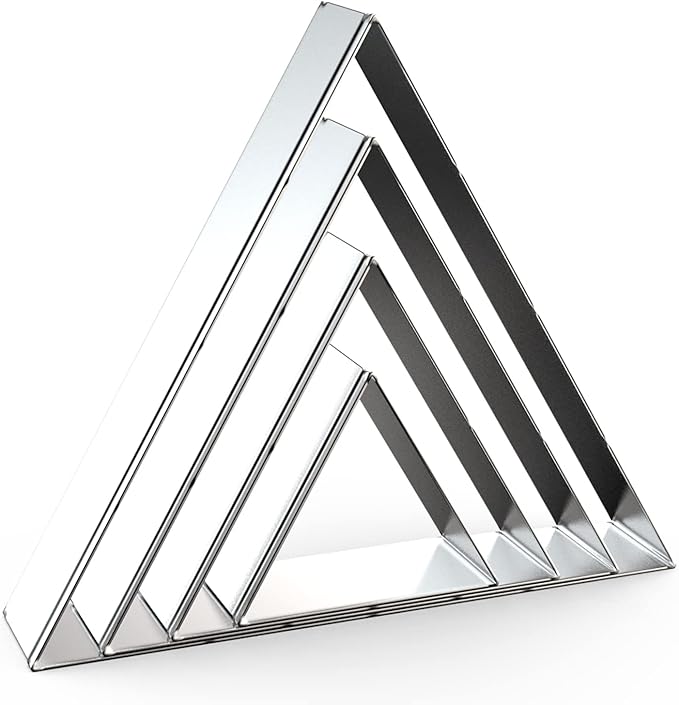 Equilateral Triangle Cookie Cutter Set Large by QAAQS