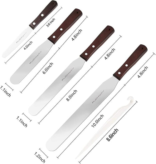 4PCS Cake Decorating Icing Spatula set - Image 2