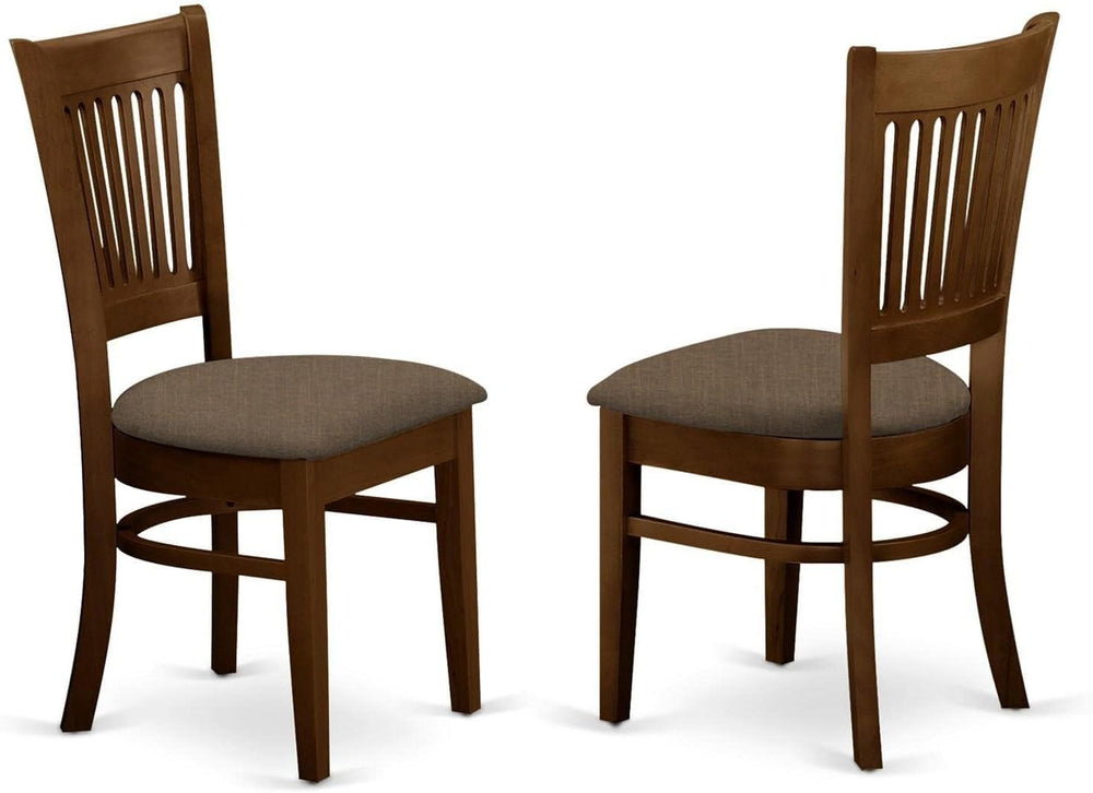 East West Furniture VAC-ESP-C Vancouver Kitchen Dining Chairs - Linen Fabric ...