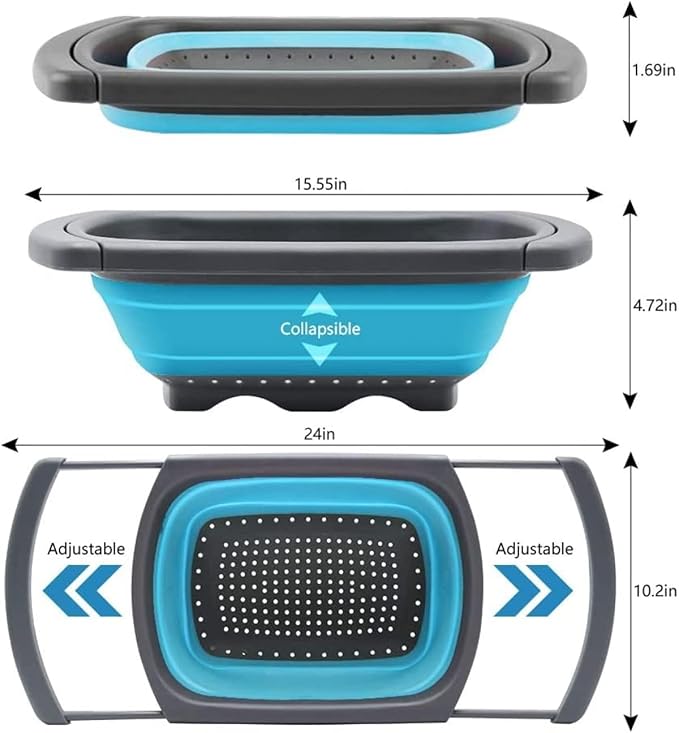 Collapsible Colander Strainer - Image 3
