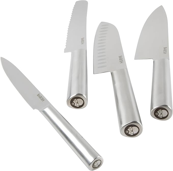 Babish 5 Piece 1.4116 German Steel Magnetic Knife Block Set Babish 5-Piece - Image 6