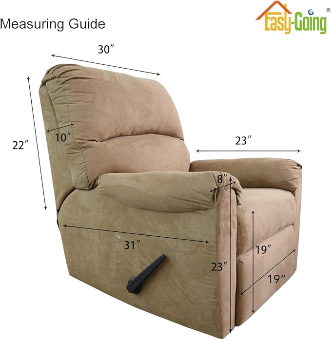 Easy-Going Recliner Sofa Slipcover Reversible Sofa Cover Water Resistant Couch - Image 6