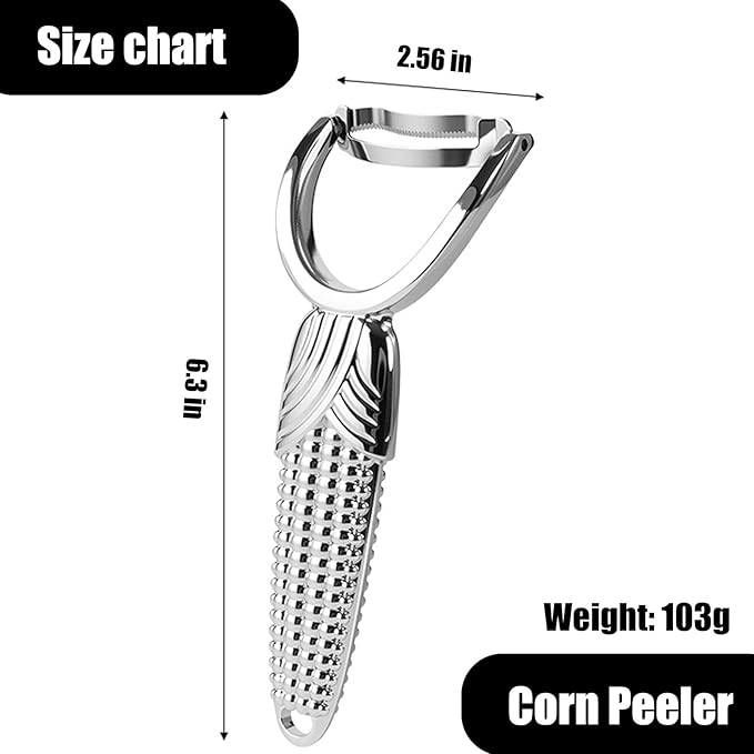 2 Packs Corn Peeler for Corn on the Cob, 2026 Upgraded corn cob stripper tool - Image 4