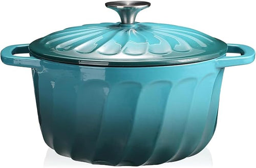 6 QT Enameled Cast Iron Dutch Oven by NSIRONS