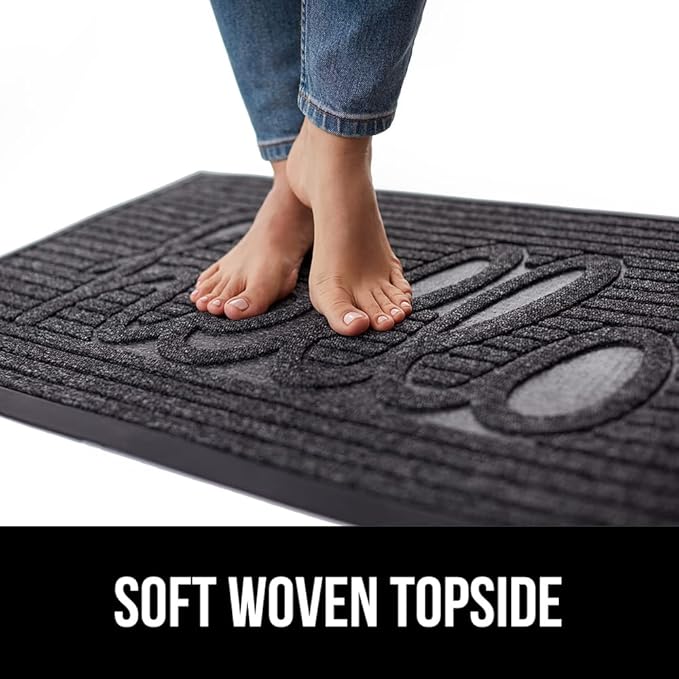 GORILLA GRIP 100% Waterproof All-Season WeatherMAX Doormat 35x23, US Designed - Image 7