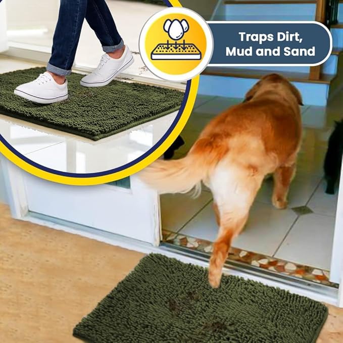 Muddy Mat® | Super Absorbent Door Mat Indoor, Microfiber Quick Dry Chenille - Image 9