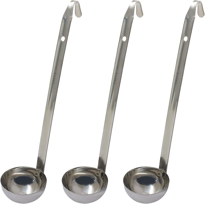 Hitefu 3 Pcs Stainless Steel Soup Ladle Set by Hitefu