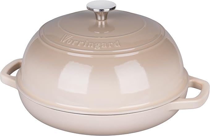 VORRINGARD Enameled Cast Iron Dutch Oven Pot