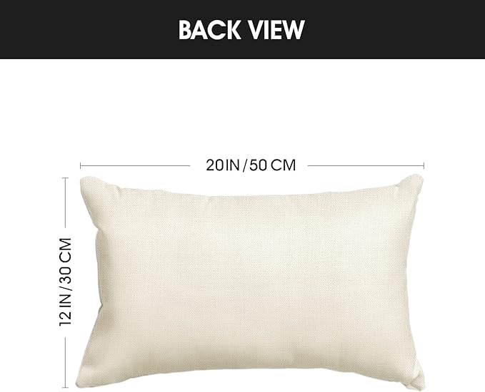 AVOIN colorlife Wildflowers Spring Moss Green Throw Pillow Cover, 12 x 20 Inch - Image 6