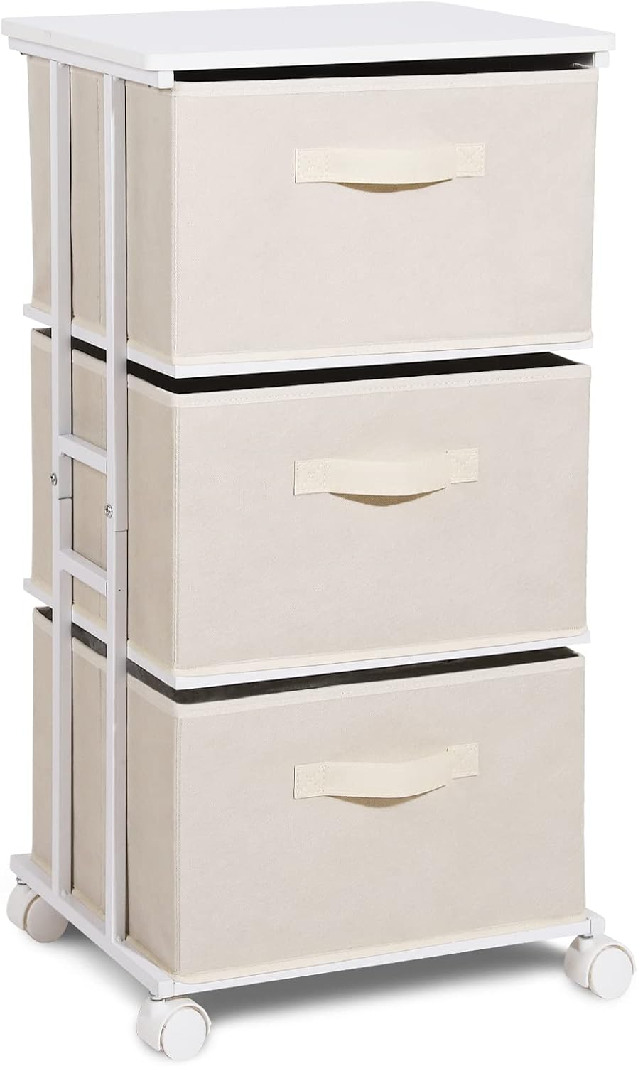MAX Houser Dresser Tower with 3 Drawers for Bedroom, Fabric Storage Organizer...