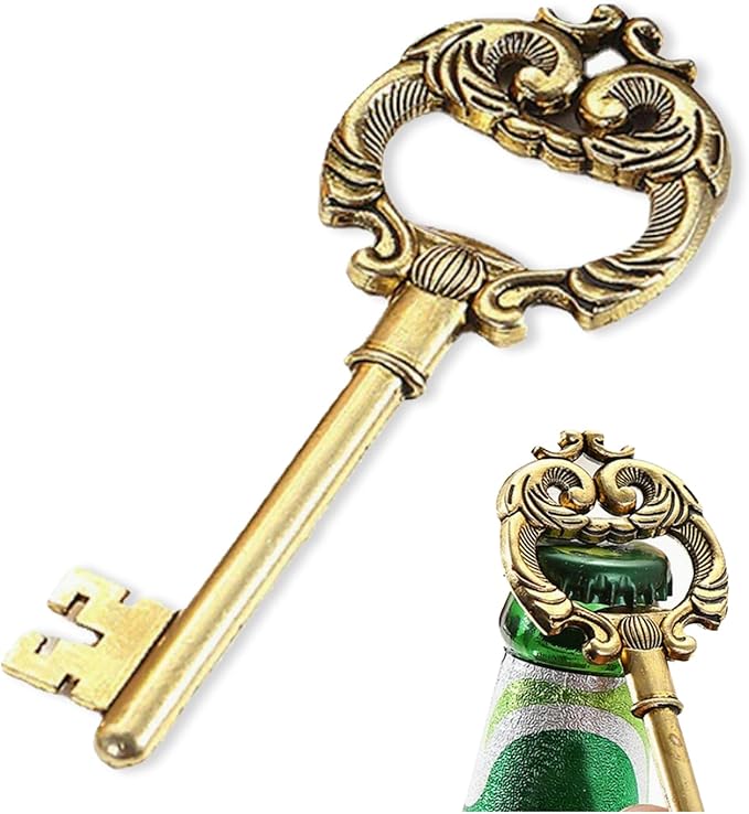 Vintage Key Bottle Opener for Bar Antique Style Beer Wine Openers Traditional by YAFIYGI