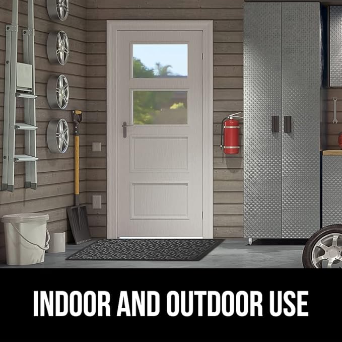GORILLA GRIP 100% Waterproof All-Season WeatherMAX Doormat 35x23, US Designed - Image 10