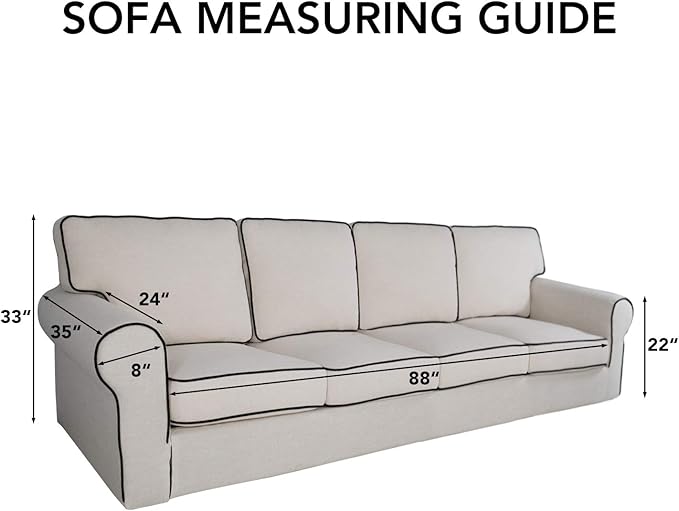 PureFit Reversible Quilted Sofa Cover, Water Resistant Slipcover Furniture - Image 6