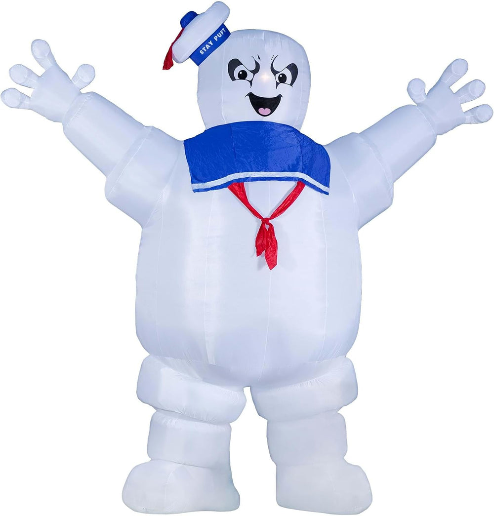 Fun Costumes Ghostbusters Inflatable Stay Puft Marshmallow Man Outdoor Hallow...