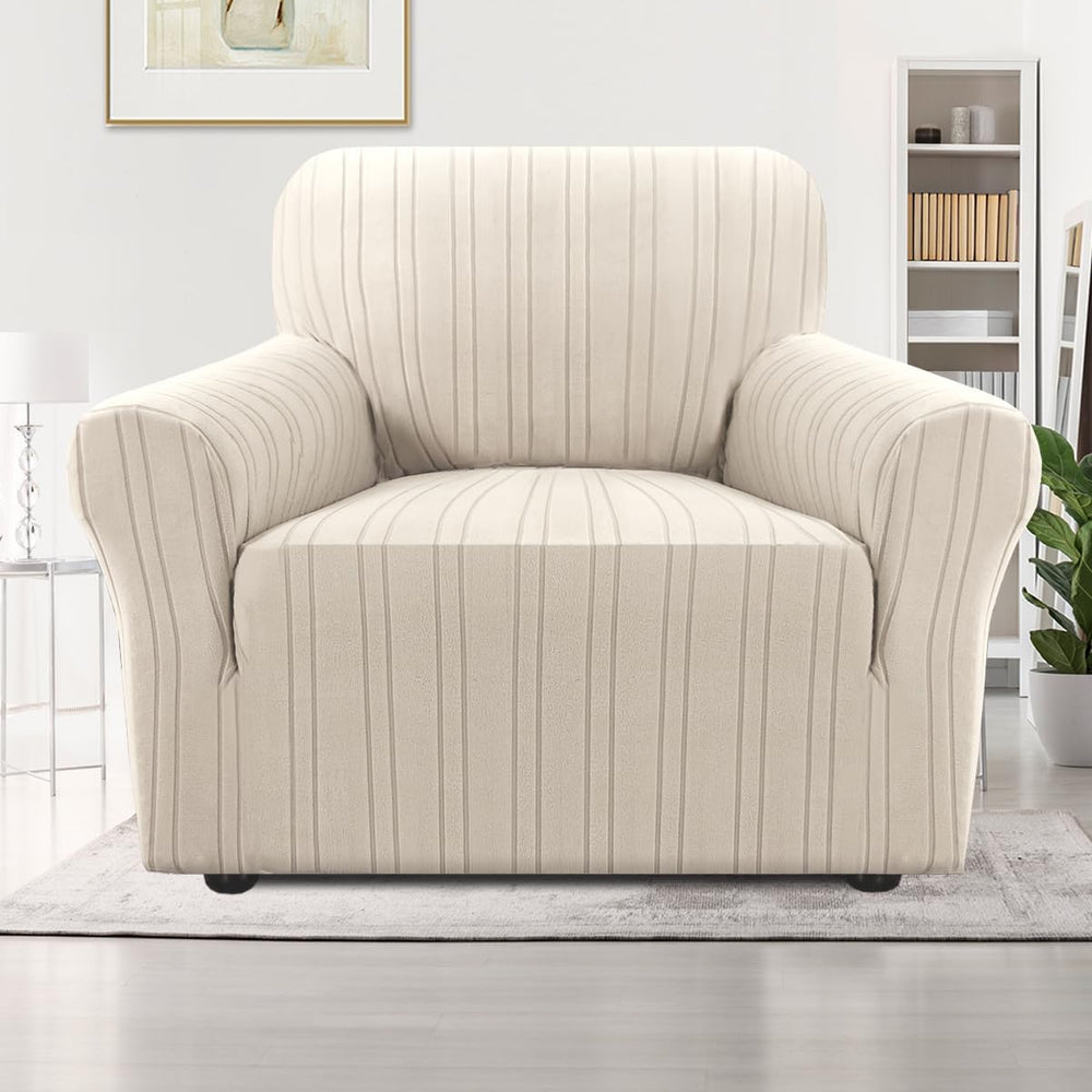 H.VERSAILTEX High Stretch Chair Covers 1-Piece Couch Cover Non Slip Sofa Cove...