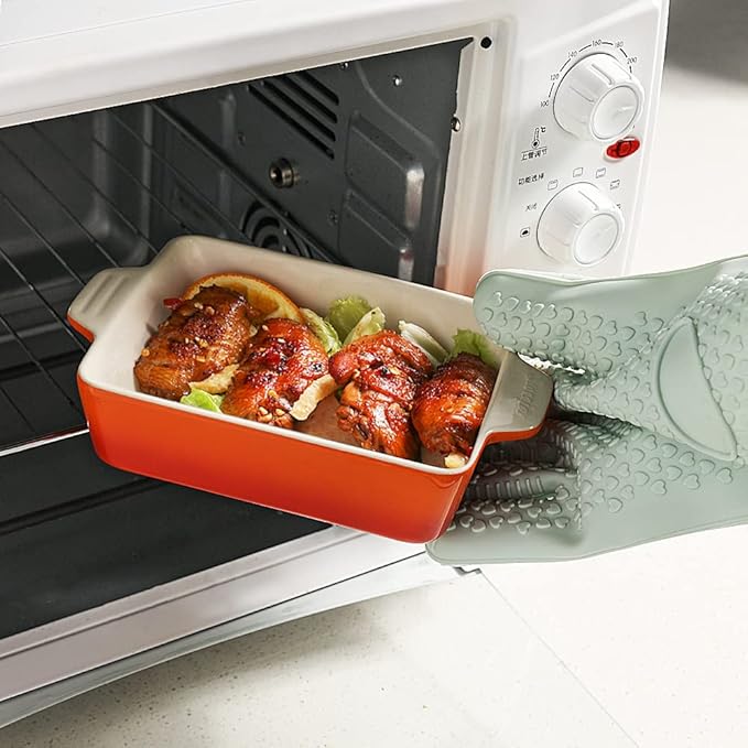 Sweejar Ceramic Baking Dish, Rectangular Small Baking Pan - Image 5