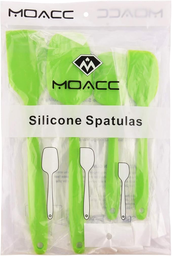 Silicone Spatulas Set, Rubber Spoon Spatula Heat Resistant Spoonula One Piece - Image 6