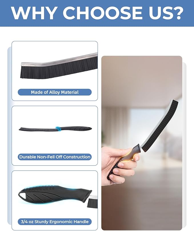 CLEANGOR Crevice Cleaning Brushes, Cleaner Scrub Brush Tool - Image 4