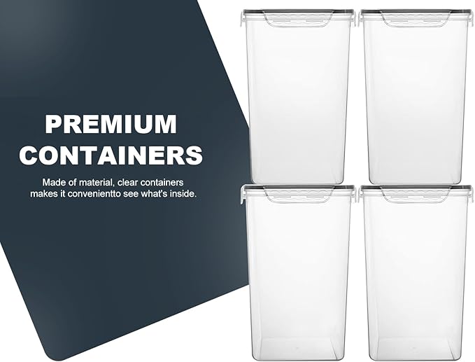 M MCIRCO Extra Large 7qt / 6.5L/220oz Tall Food Storage Containers, WIDE & DEEP - Image 4