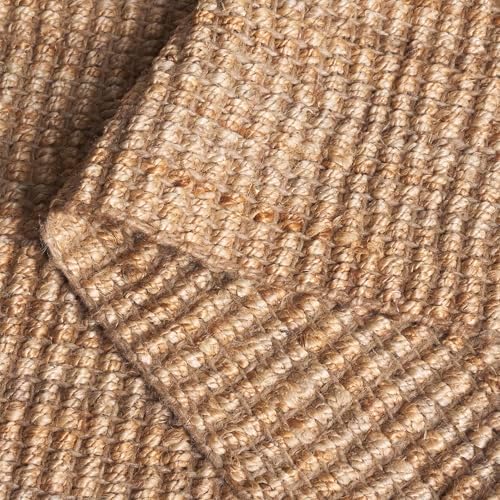 SAFAVIEH Natural Fiber Jute Area Rug 5'x8', Coastal Natural NF730C