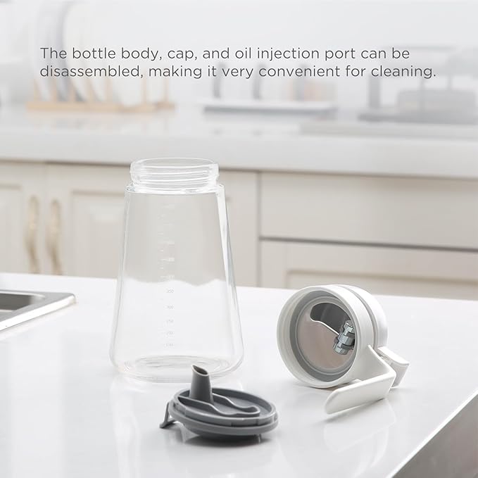 Auto Flip Glass Olive Oil Dispenser Bottle - Image 7