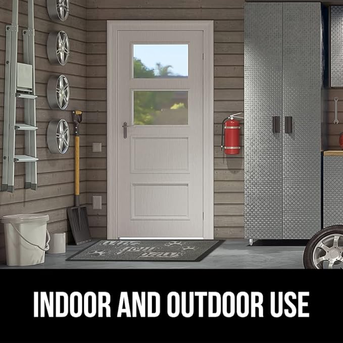 GORILLA GRIP 100% Waterproof All-Season WeatherMAX Doormat US Designed Natural - Image 10