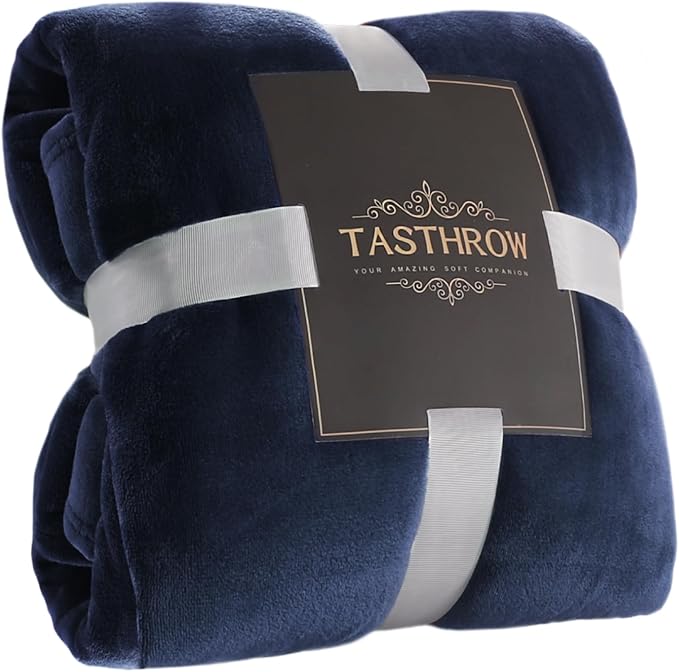 TASTHROW Large Flannel Fleece Throw Blanket, 90×90 Inch by TASTHROW