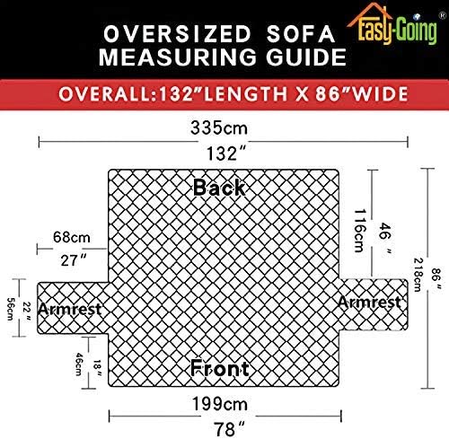 Easy-Going Reversible Oversized Couch Cover - Image 7