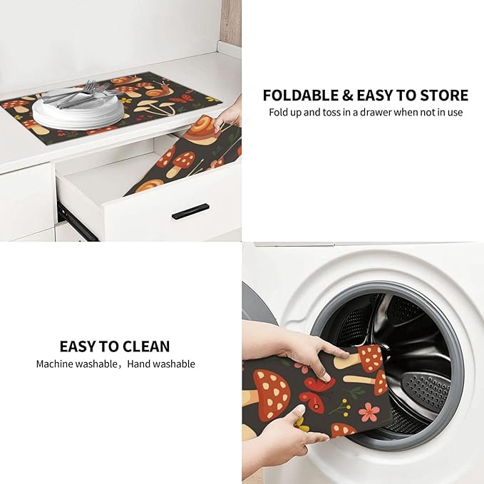 Mushroom Snail Dish Drying Mats - Image 9