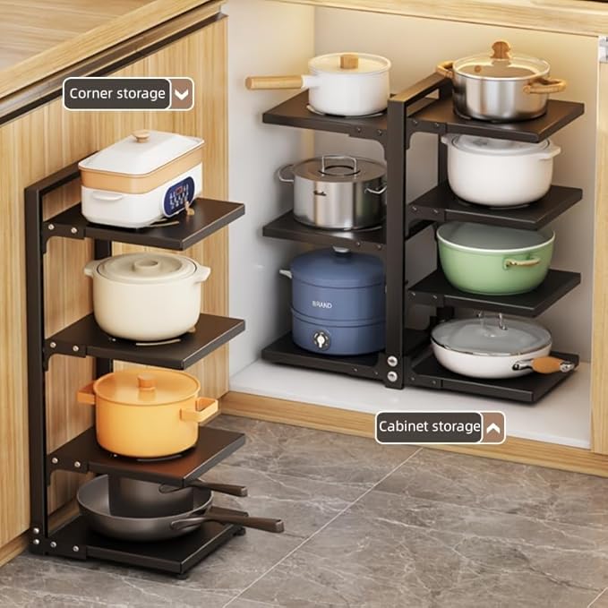 adjustable Pot and Pan Organizer - Image 2