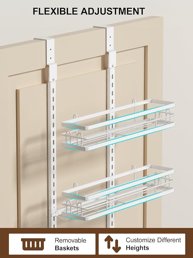 Delamu 9 Tier Over The Door Pantry Organizer, Pantry Organization and Storage - Image 5