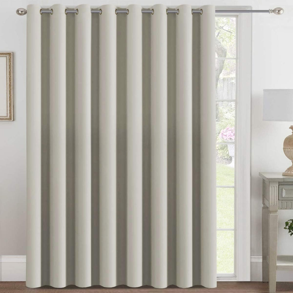 H.VERSAILTEX Blackout Patio Curtains 100 x 84 Inches for Sliding Door Extral ...