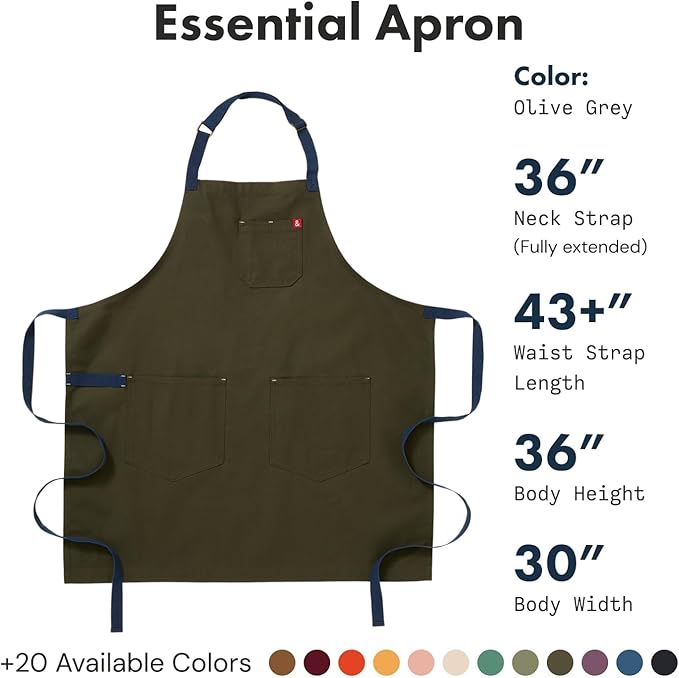 hedley & bennett Essential Apron - Image 2