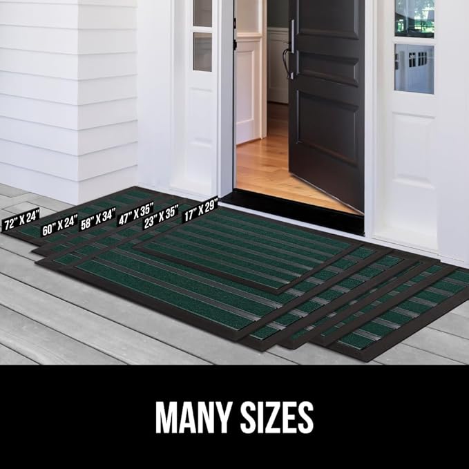 GORILLA GRIP 100% Waterproof All-Season WeatherMAX Doormat US Designed Natural - Image 8