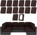 hyha 14Pcs Patio Cushion Covers, Stretch Outdoor Couch Cushion Covers by hyha
