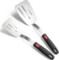 Stainless Steel Flexible Spatula Slotted Turner, XiaoZu Thin Metal Spatula by XiaoZuHomeKitchen