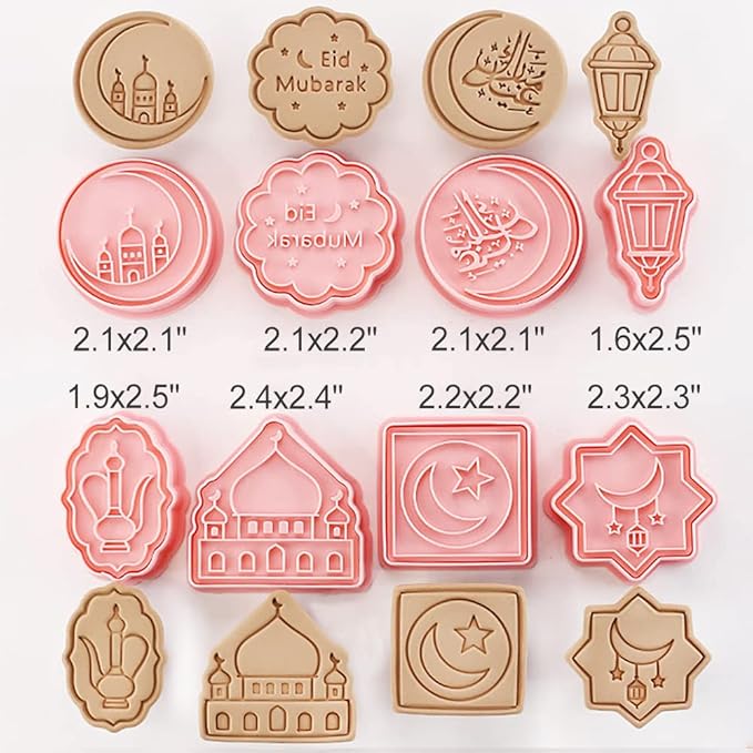 8 Pcs Cookie Cutters Set 3D Holiday Cookie Cutters - Image 5